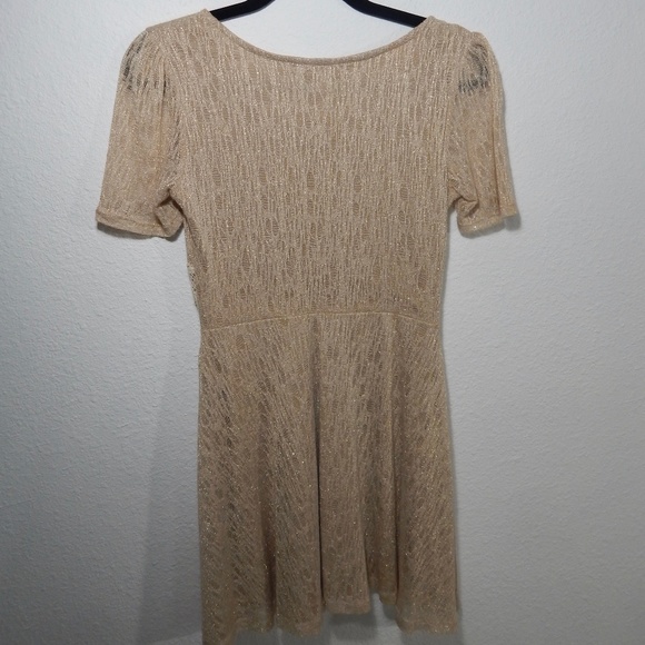 Tan Skater Dress - Picture 7 of 7